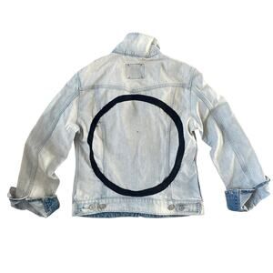 Luke Vicious x Levi’s Custom Denim Jacket | Hand-Bleached, Fabric-Stitched, RARE